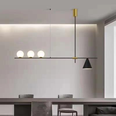 China Minimalist LED Hanging Pendant Lights 1000mm Size 60Hz Indoor for sale