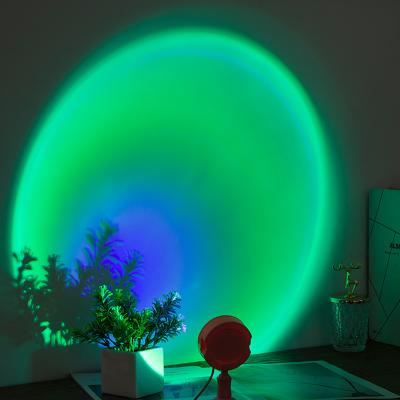 China Remote Control RGB LED Sunset Projection Floor Lamp For Home Decoration for sale