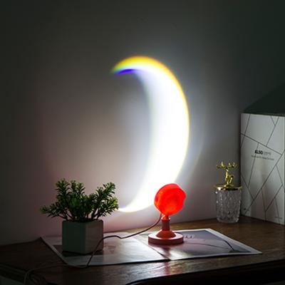 China Modern Mini ABS PMMA LED Rainbow Sunset Projector Light for sale