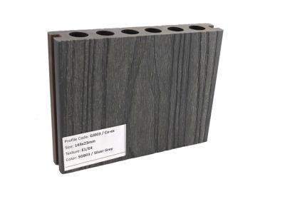 Chine Fibre de bois profonde creuse du Decking 3D des panneaux de plate-forme de PVC de Matt Finish Solid WPC à vendre