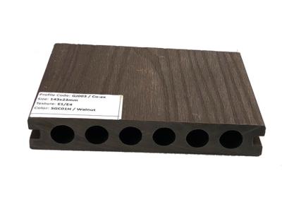 China Splinter Free Hollow Core PVC Decking Hollow WPC Decking 22mm for sale