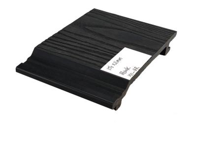 China FSC Wood Plastic Composite Cladding 158X21.5mm Exterior WPC Wall Panel Black for sale