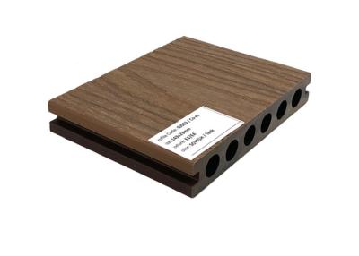 China E1E4 WPC Composite Decking Tiles Deck WPC Click Teak Brushed for sale