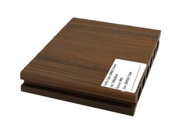 China Wood Grain Anti Slip WPC Hollow Decking Hollow Core Deck 25X140mm for sale