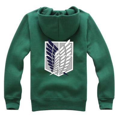 China Polyester attack on titan sweatshirt Eren Jaeger flies from freedom anime hoodie cosplay attack on titan apparel à venda
