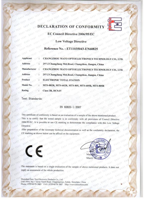 CE - Shanghai Magcach Technology Co.Ltd