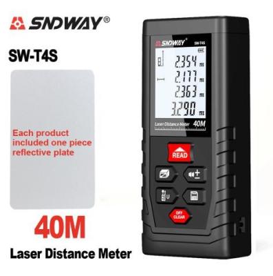 China Sndway China Brand Laser Distance Meter SW-T4S 40m for sale