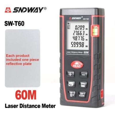 China Sndway China Brand Laser Distance Meter SW-T60  60m for sale