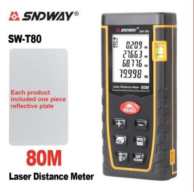 China Sndway China Brand Laser Distance Meter SW-T80  80m for sale