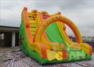 China Colourful Animal World Inflatable Dry Slides Rentals Outdoor Playground For Kids for sale