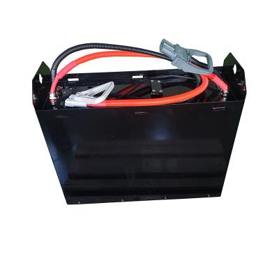 China Customized Black Electric Forklift Battery 25.6v 202ah Reusable Green Energy for sale