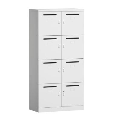 China 8 Door Mail Box Cabinet Steel Office File Cabinet  H1850*W900*D450mm for sale