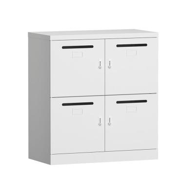 China H1200*W900*D450mm Metal Office Mailboxes 4 Door Cabinet Powder Coating for sale