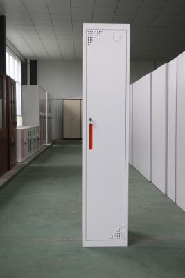 China Single Door Steel Office Lockers Electrostatic Powder Coating 0.6mm Thick for sale