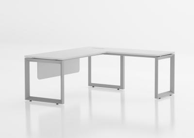China MDF Material Manager Office Table With Steel Frame For Executive Room for sale