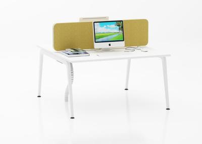 China Projeto personalizado da forma do mobiliário de escritório da estação de trabalho do computador de 2 pessoas à venda