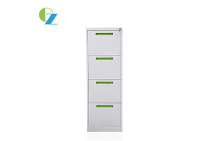 China Vertical 4 Drawer Steel Filing Cabinet Knock Down Structure for school / office for sale