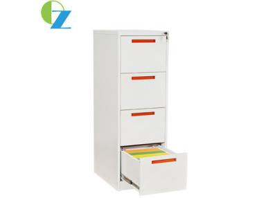China Vertical 4 Drawers Lockable Metal Filing Cabinets Office Furniture Commercial for sale