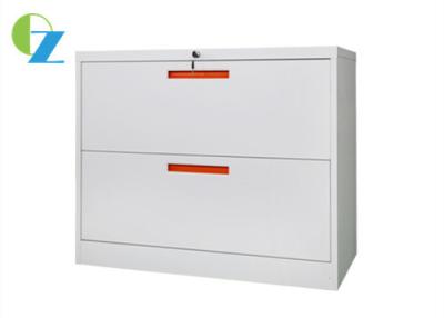 China Cabinet Customized 0.8mm Office Lateral File Cabinets Two Drawers for sale