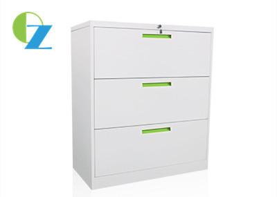 China Lockable Office Lateral File Cabinets , 3 Drawer File Storage Furniture KD Structure for sale