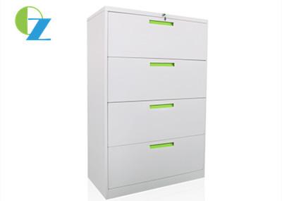 China Cold Rolled Steel Office Lateral File Cabinets With 4 Drawers Modern Design for sale
