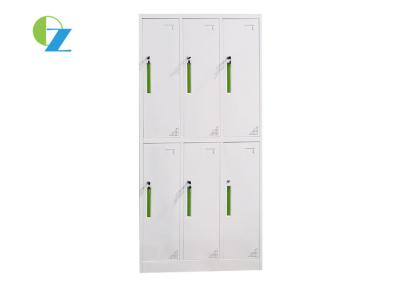 China 6 Door Lateral Steel Office Metal Locker Cupboard For Swimming Pool Or School for sale