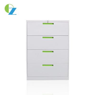 China Steel 4 Drawers Office Lateral File Cabinets Storage Cupboard A4/F4 for sale
