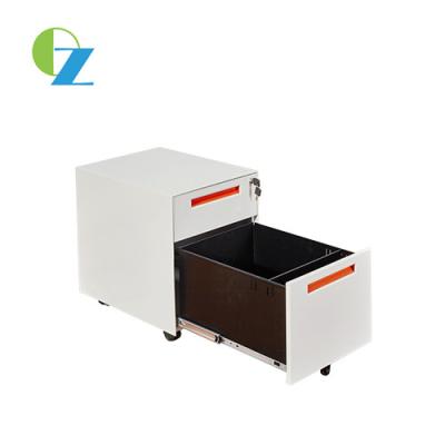 China KeyLock Low Storage RAL Mobile Pedestal Cabinet With Casters for sale