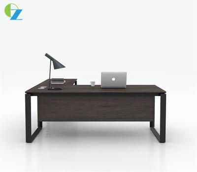 China Melamine One Person Executive Office Desk L Shaped For Manager for sale