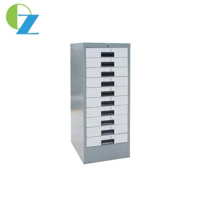 China Storage Metal Steel Filing Cabinet 10 Drawer A4 F4 Multi Function Vertical for sale