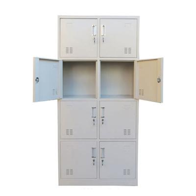 China 8 Door Cyber Lock Steel Storage Locker 0.7mm Thickness For Gym for sale