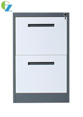 China 2 Drawer Vertical Steel Filing Cabinets Office Furniture A4 & F4 Folders for sale