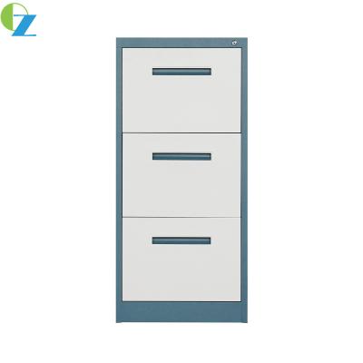China KD o montar el armario de acero de la oficina vertical del cabinete de archivo de 3 cajones en venta