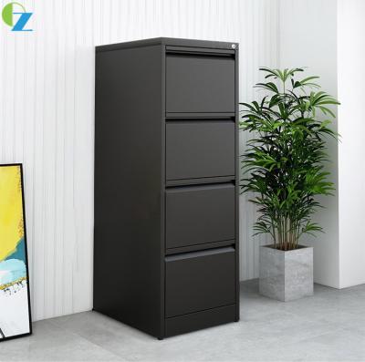 China Large Storage 4 Drawer Vertical Filing Cabinet Office Steel Cupboard for sale