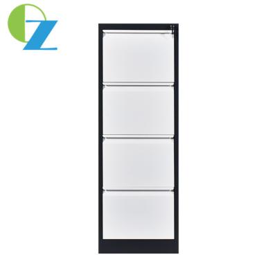 China Lockable Office Lateral File Cabinets Hanging 4 Drawer Document Cabinet Metal for sale