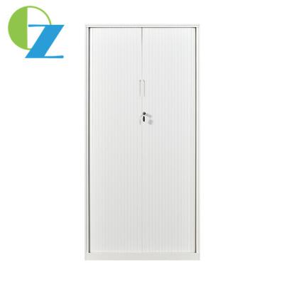 China Tambour Door Steel Office Cupboard Space Savers With Sliding Mechanisms for sale