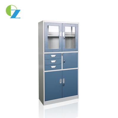 China Metal Storage KD Structure Steel Office Cupboard 1850*900*400MM for sale