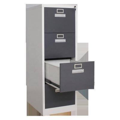 China Iron 4 Drawer Letter Vertical Metal File Cabinet For Office for sale