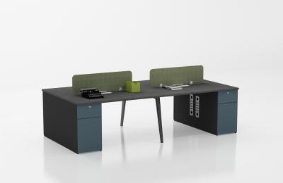 China Kundengebundener Büro-Arbeitsplatz-Schreibtisch für 4 Personen-modulare Arbeitsplatz-Möbel zu verkaufen
