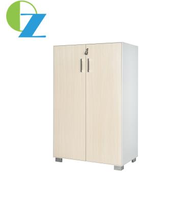 中国 Zinc Handle Slim Metal And Wood Storage Cabinet Thin Edge 2 Tier 販売のため