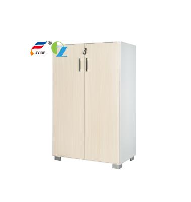 China White Slim 5mm Edge Swing Wooden Door Cabinet Height 1200mm For Office à venda