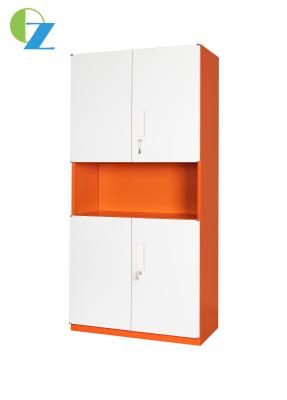 China Office White Metal File Cupboard 2 Drawer Steel Filing Storage Cabinet for sale