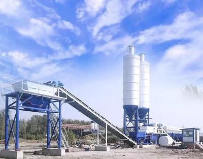 China HZS75 Concrete Mixing Station Cement Plant Equipments For Medium Size And Above for sale