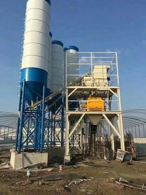 China 35m3/H Cement Plant Equipments HZS35 Concrete Batching Plant For Mining for sale