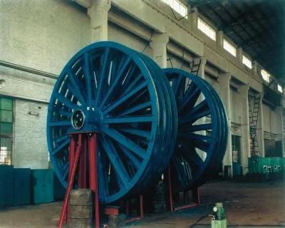 China Castings And Forgings 45 # Steel Head Sheave For Mining Hoist for sale