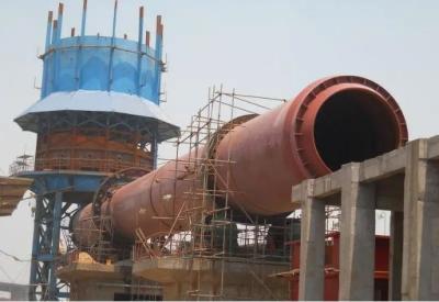 China Active Lime Production Activated Limestone Rotary Kiln 55 - 315 KW for sale