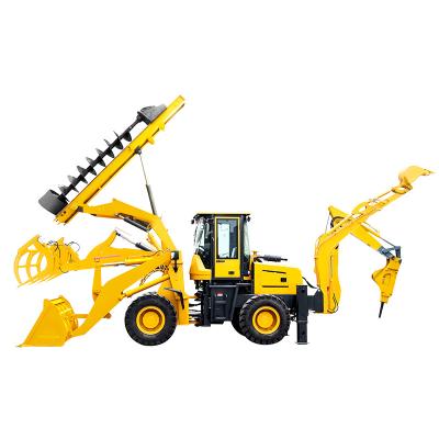 China Heavy Duty Construction Backhoe Loader With 1.2m3 Loading Bucket Capacity for sale