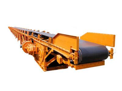 China Conveying Hoisting Machine Rubber Mobile Inclined Belt Conveyor for sale