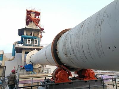 China CE Single Drive horizontal Rotary Kiln In Cement Industry 600t/d for sale