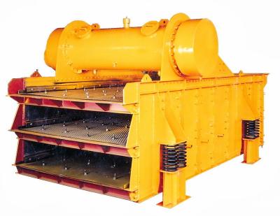 China Dual Motor Powerful Ore Dressing Equipment Linear Vibrating Screen for sale